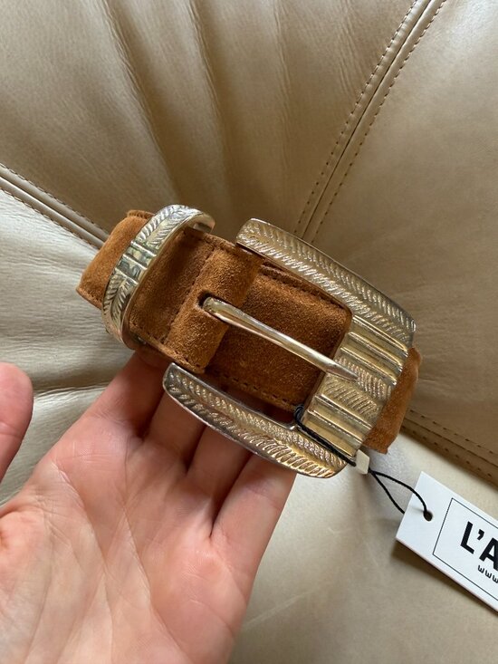 L\'agence Aya Suede Belt